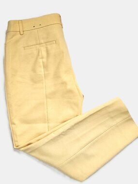 Express Butter Yellow Cropped Pant Size 6